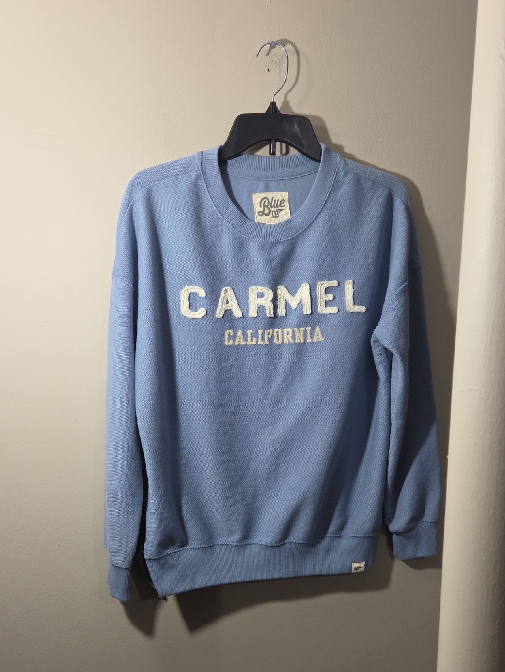 Blue 84 Light Blue Carmel California Crewneck Sweatshirt